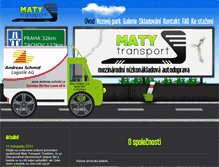 Tablet Screenshot of matytransport.cz